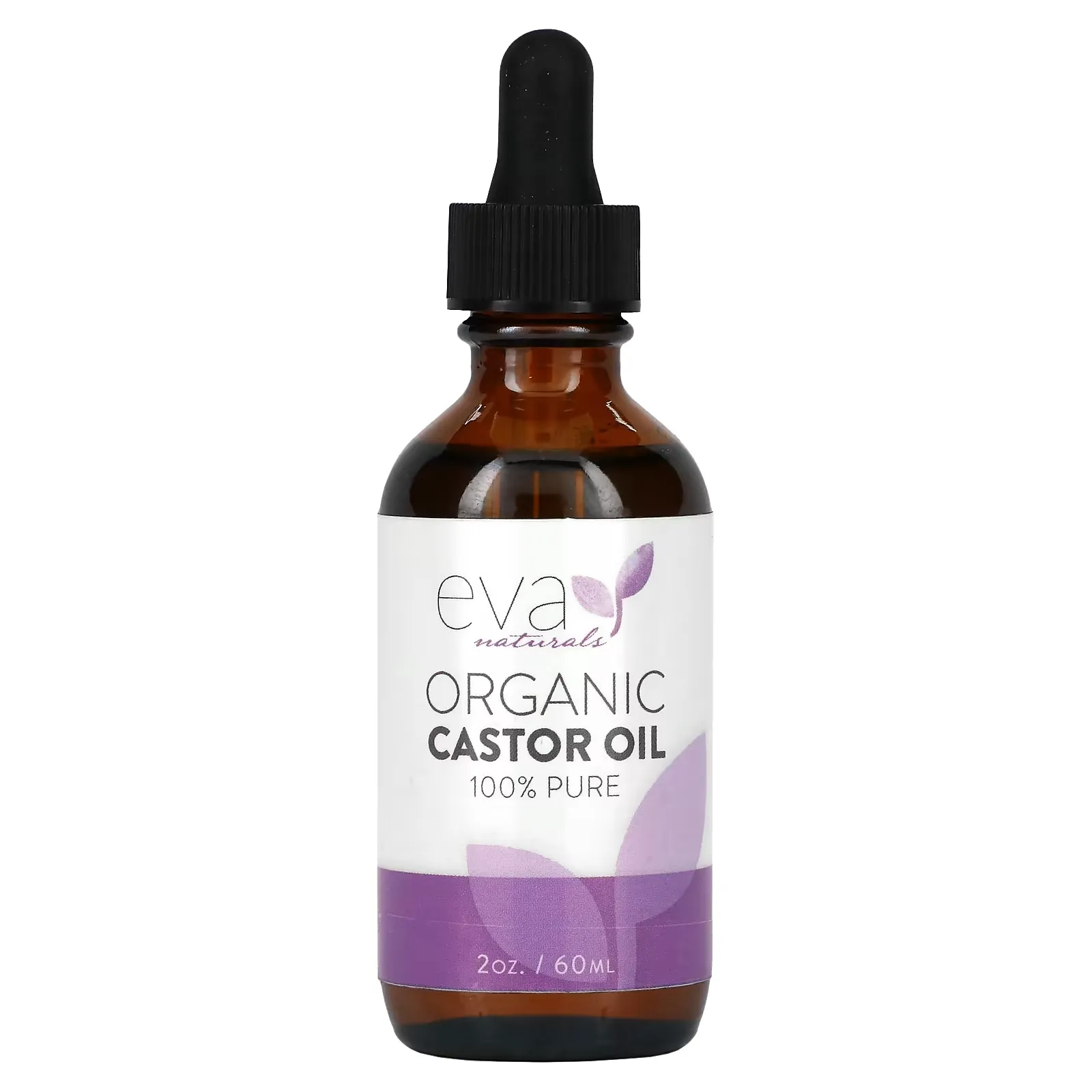 Organic Castor Oil, 2 oz (60 ml)