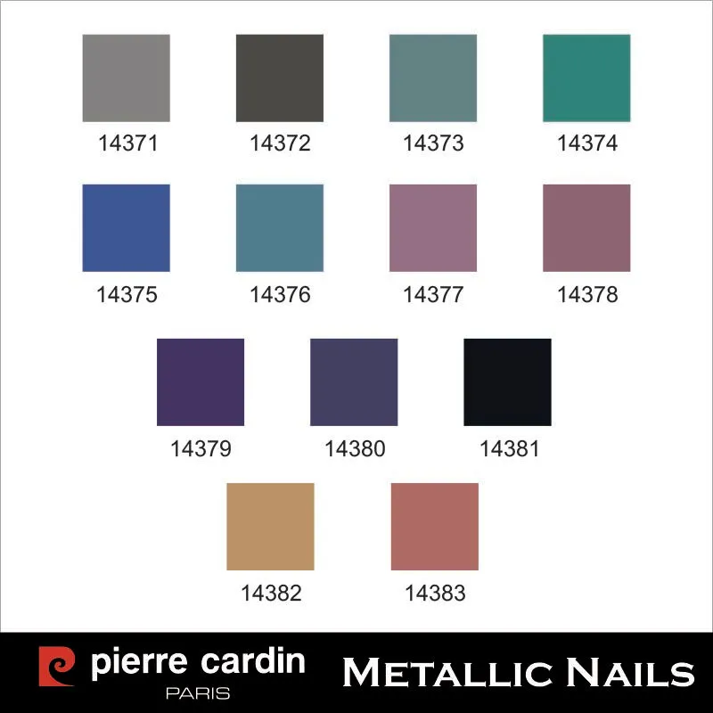 Pierre Cardin Paris - Metallic Nails 120-Petroleum Green