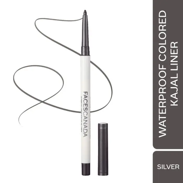 Faces Canada UltimePro Twist Eye Kajal Liner Silver 01 (0.35 g)