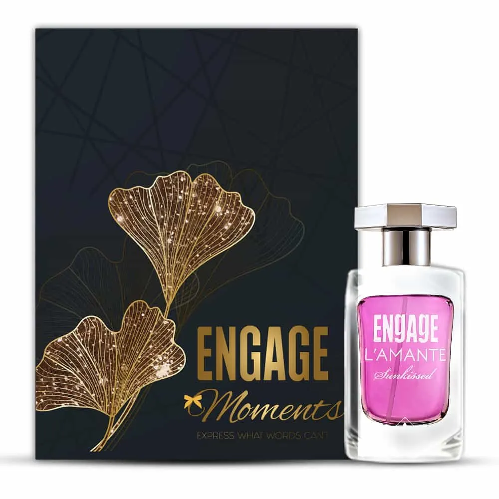 Engage Moments Luxury Perfume Gift Box For Women - L'amante Sunkissed Edt