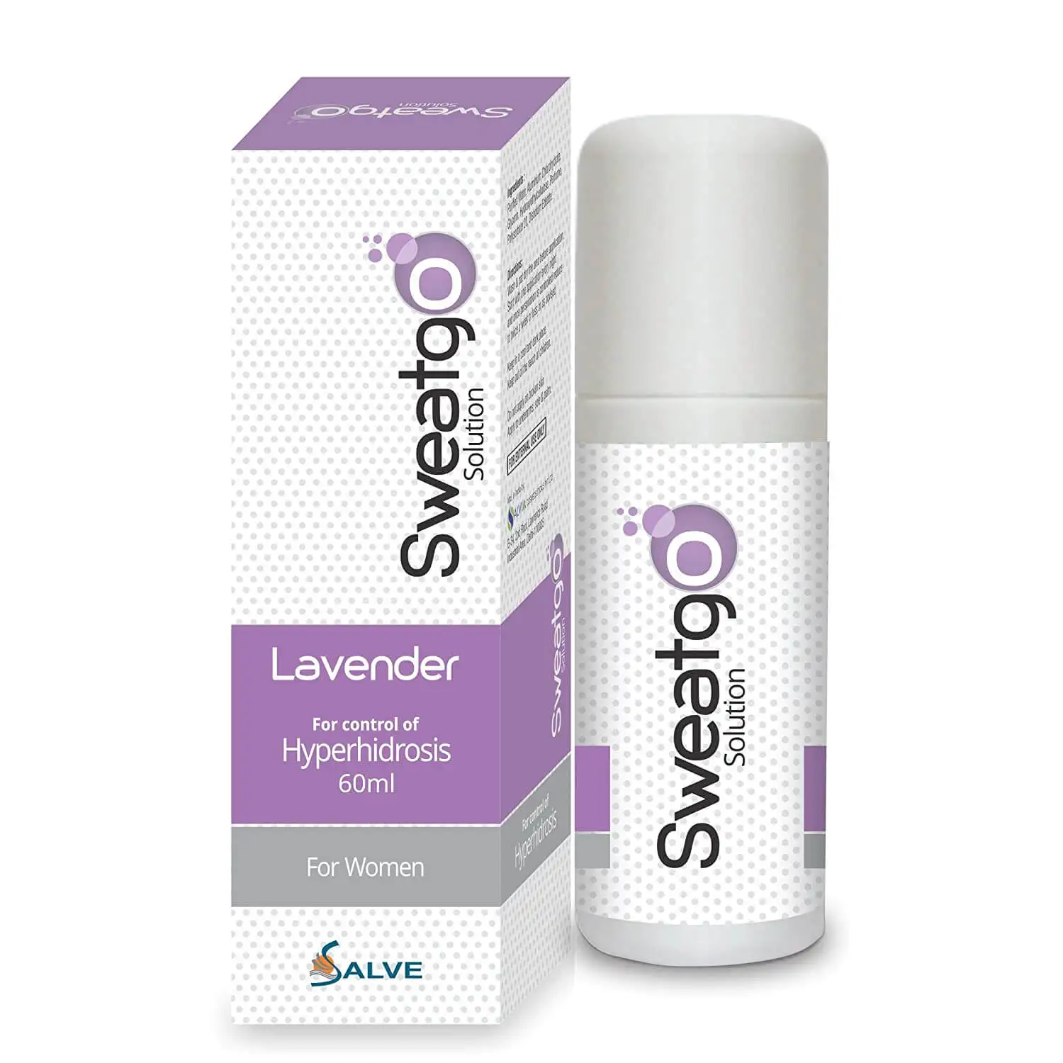 Salve Sweatgo Solution for Women,  60 ml  Lavender