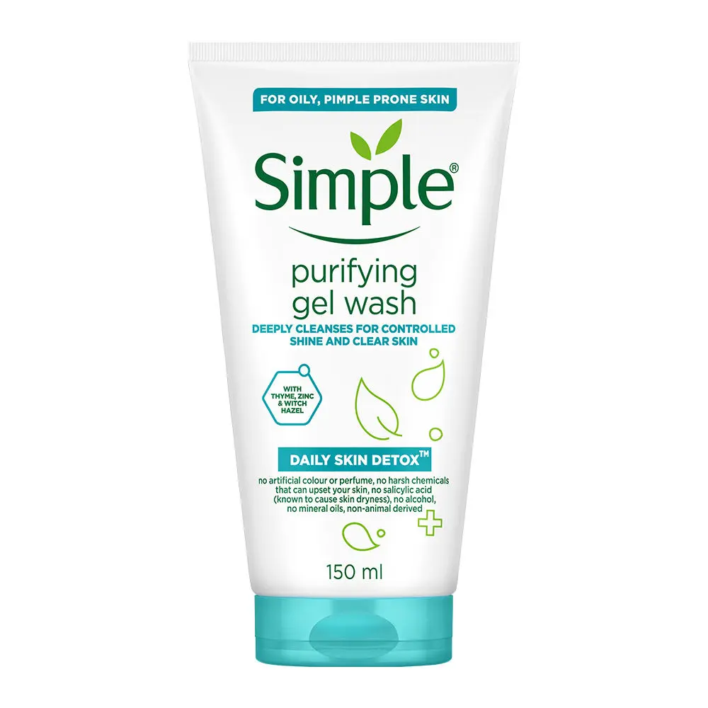 Simple Daily Skin Detox PurifyingA Gel Wash (150 ml)