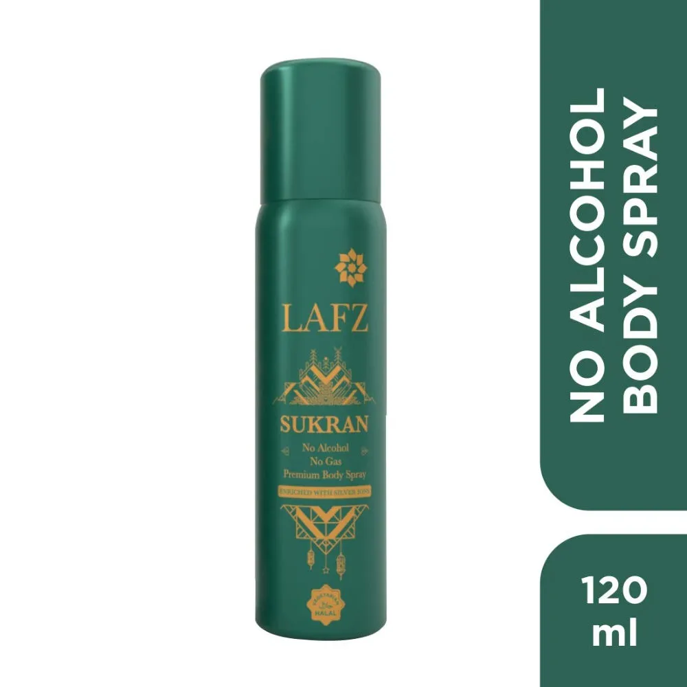 LAFZ Sukran No Alcohol No Gas Premium Men Body Spray