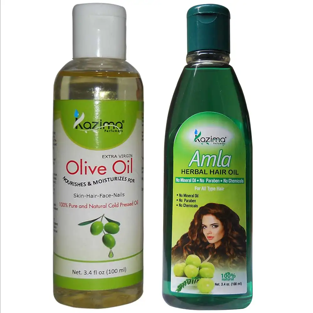 Kazima Olive & Amla Oil (Each 100ml) Combo,  2 Piece(s)/Pack  All Type Hair & Skin