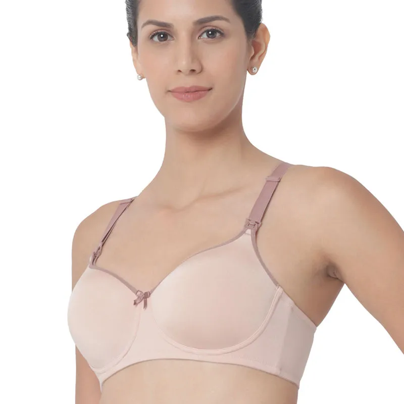 Triumph Mamabel 139 Wireless Padded Full Coverage Comfortable Maternity Bra - Nude (34C)