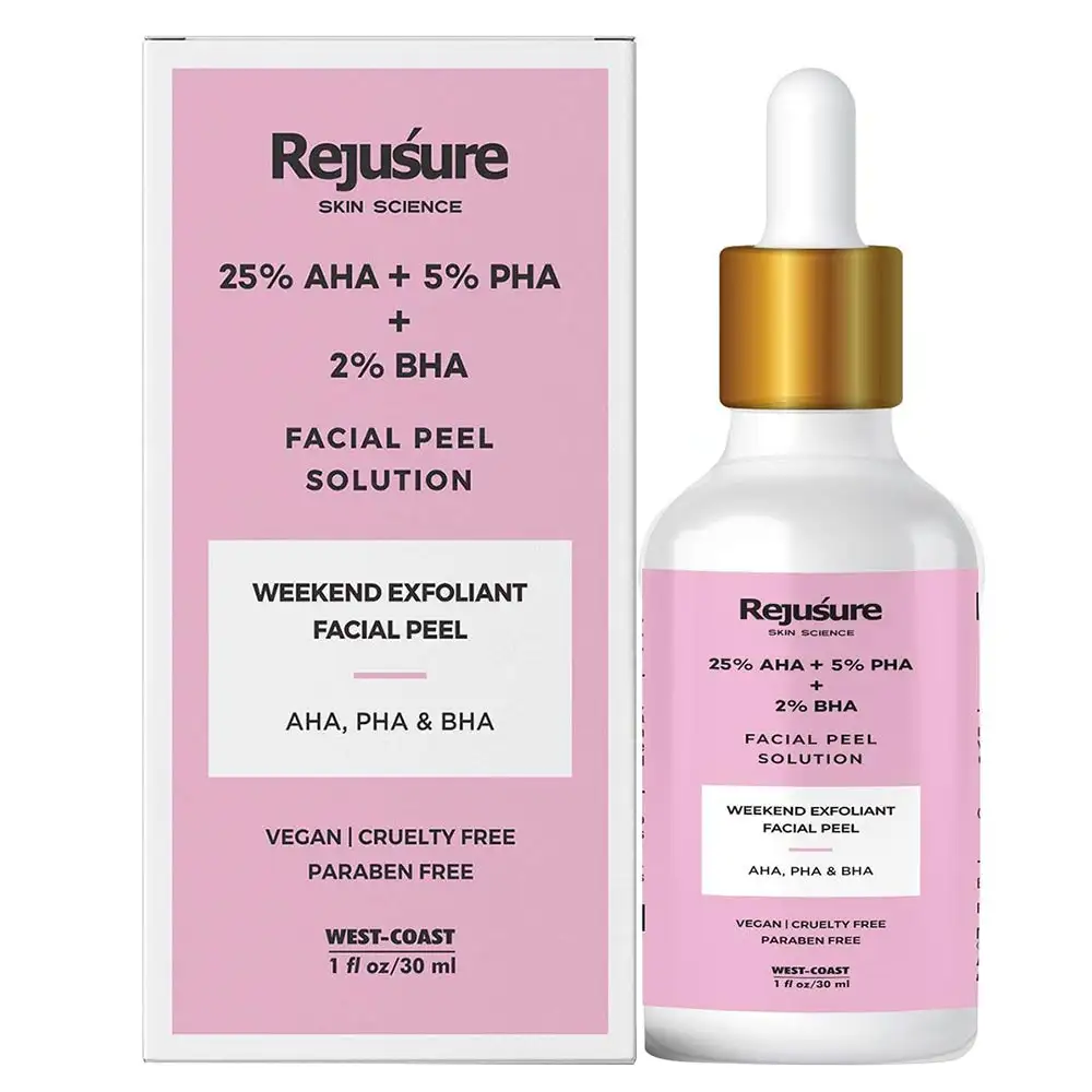 Rejusure AHA+PHA+BHA Facial Peeling Solution,  30 ml  Dry & Normal Skin