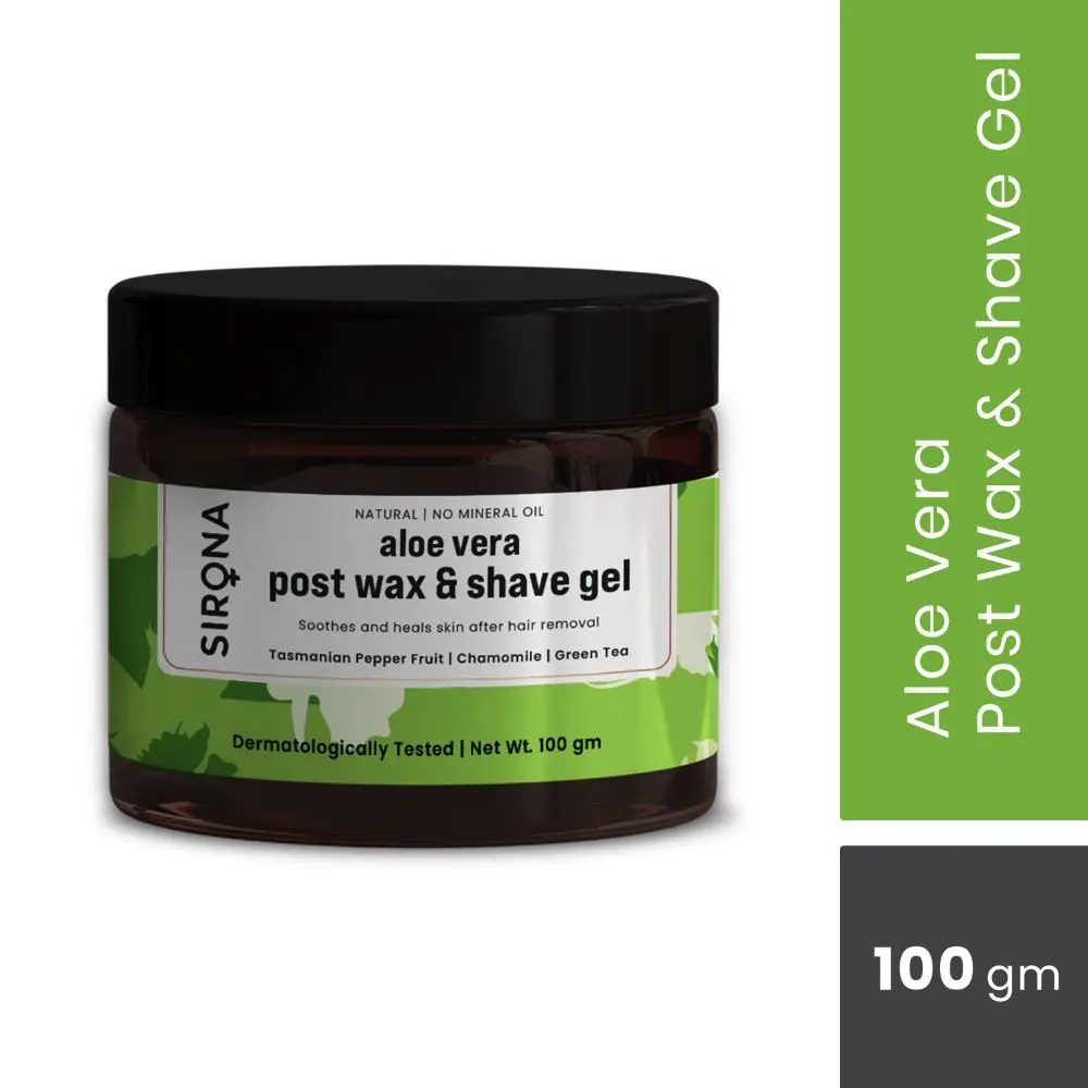 Sirona Soothing Aloe Vera Post Wax & Shave Gel - 100gm