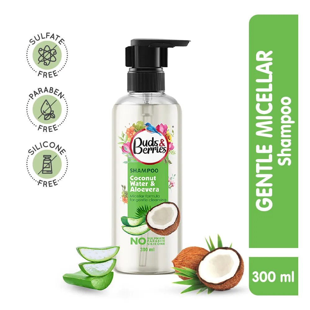 Buds & Berries Coconut Water & Aloevera Shampoo