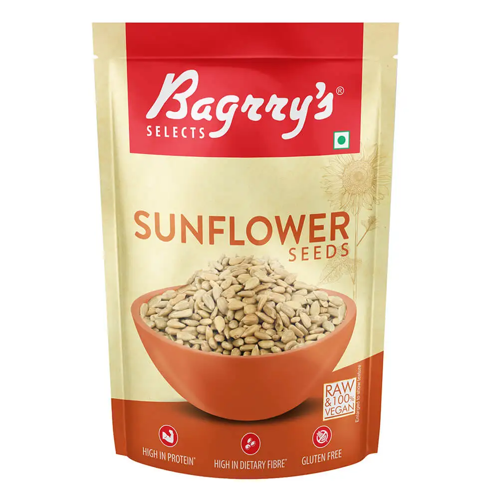 Bagrrys Sunflower Seeds,  Unflavoured  250 g