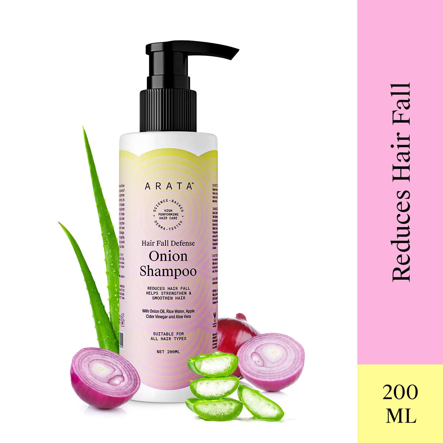 Arata Hair Fall Defense Onion Shampoo (200g)