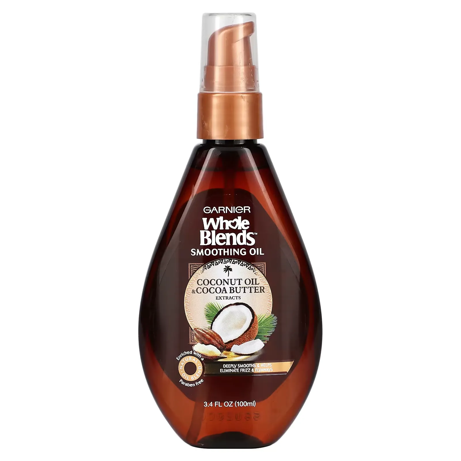 Whole Blends, Coconut Oil & Cocoa Butter Smoothing Oil, 3.4 fl oz (100 ml)