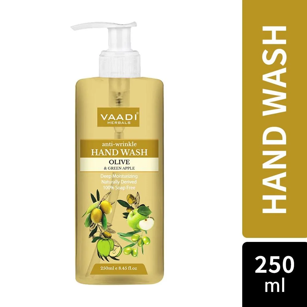 Vaadi Herbals Anti - Wrinkle Olive and Green Apple Hand Wash