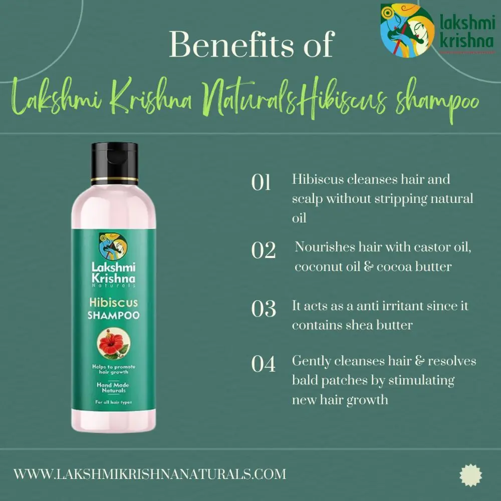 Lakshmi Krishna Naturals Hibiscus shampoo 200 ml