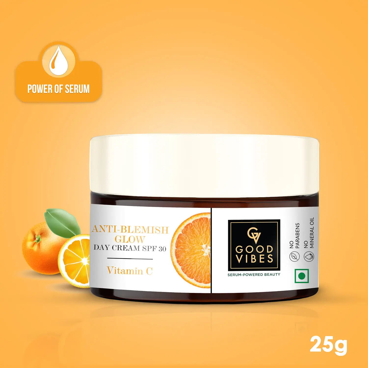 Good Vibes Anti-Blemish Glow Vitamin C Day Cream with SPF 30 (25g)