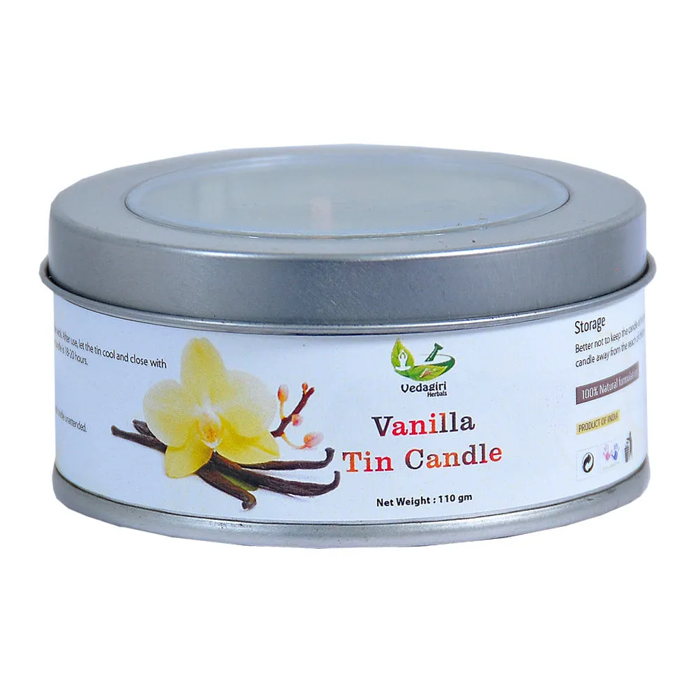 Vedagiri Vanilla Tin Candle