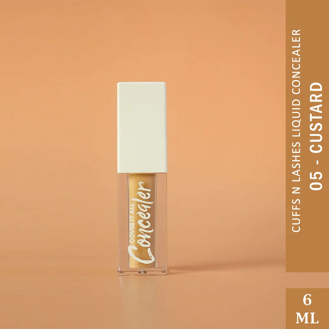 Cuffs N Lashes Cover It All Liquid Concealer, Custard-05