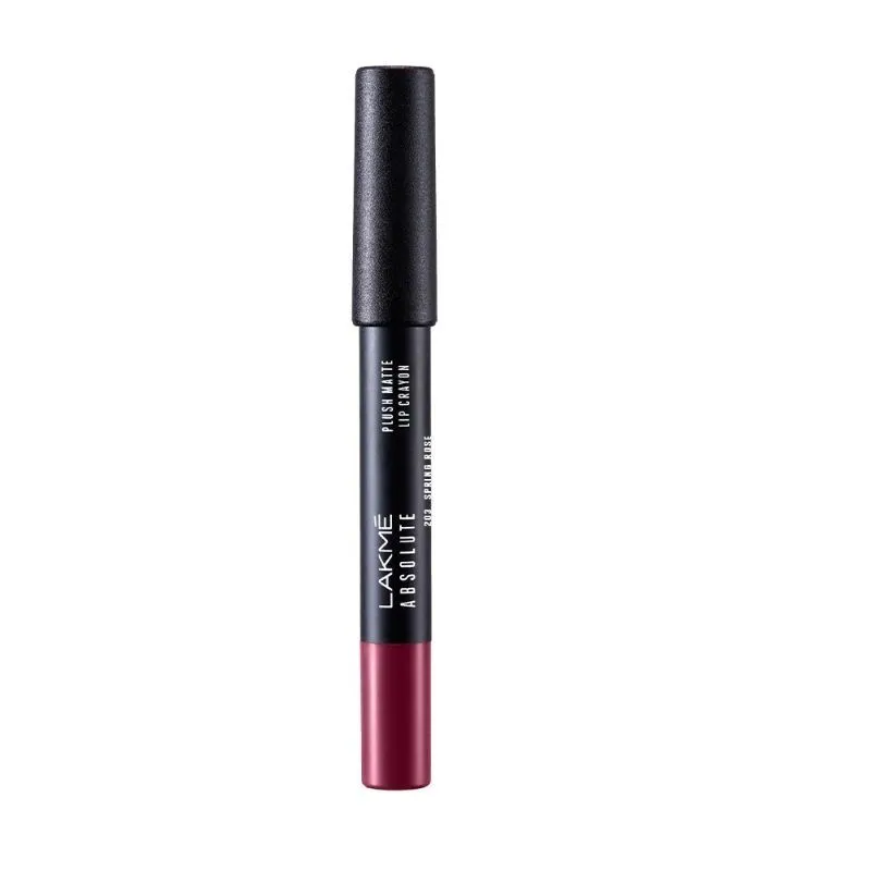 Lakme Absolute Plush Matte Lip Crayon - 203 Spring Rose