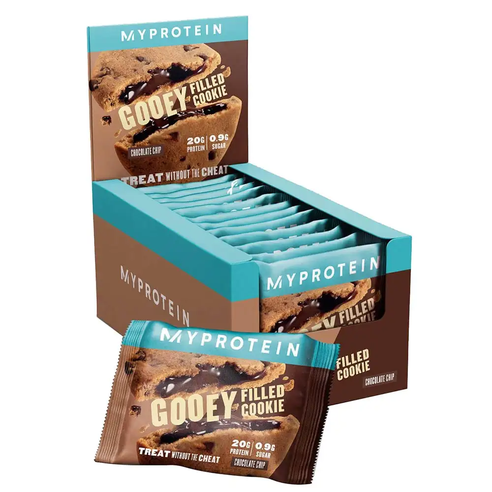 Myprotein Gooey Filled Cookie,  12 Piece(s)/Pack  Chocolate Chip