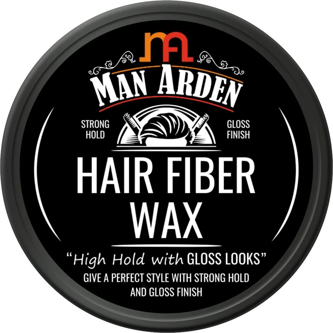 Man Arden Hair Fiber Wax Strong Hold with Gloss Finish 50g