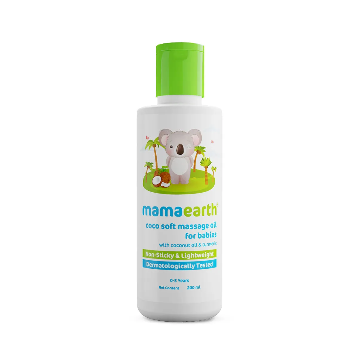 Mamaearth Coco Soft Massage Oil For New Born With Coconut & Turmeric Oil