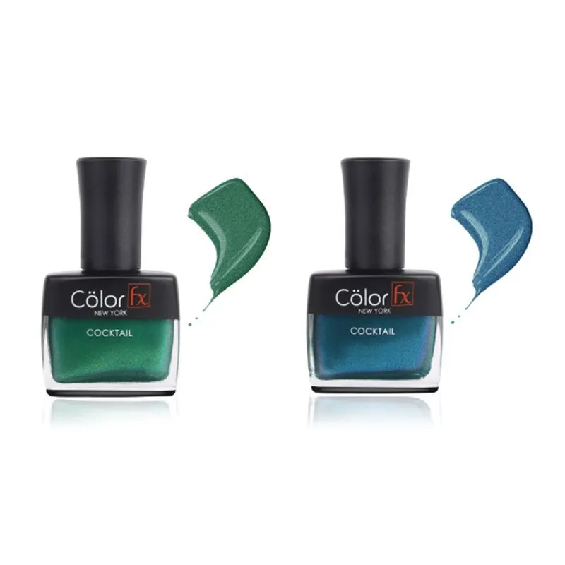 Color Fx Cocktail Party Collection Nail Enamel - Pack of 2