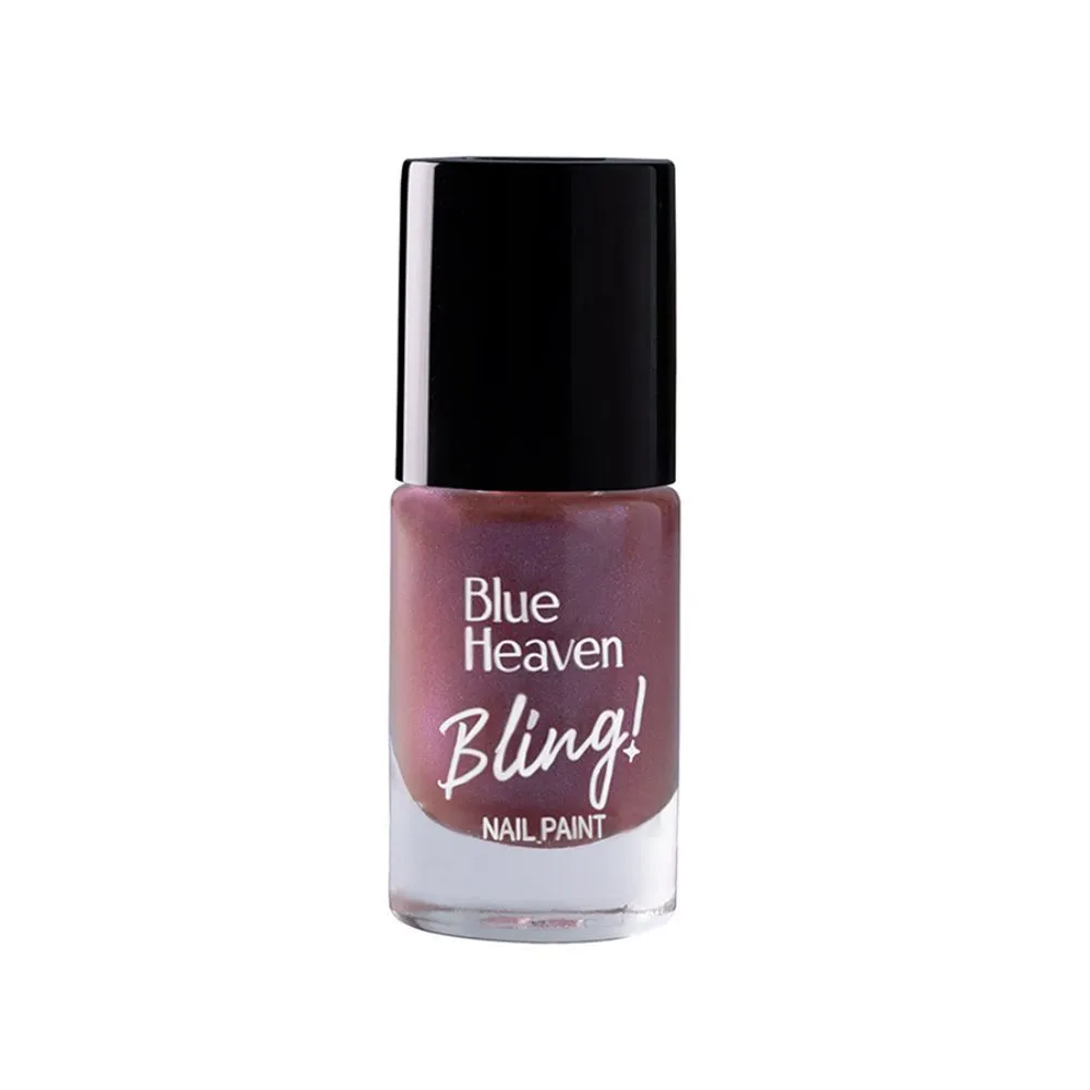 Blue Heaven Bling Nail Paint - Mauve Mist