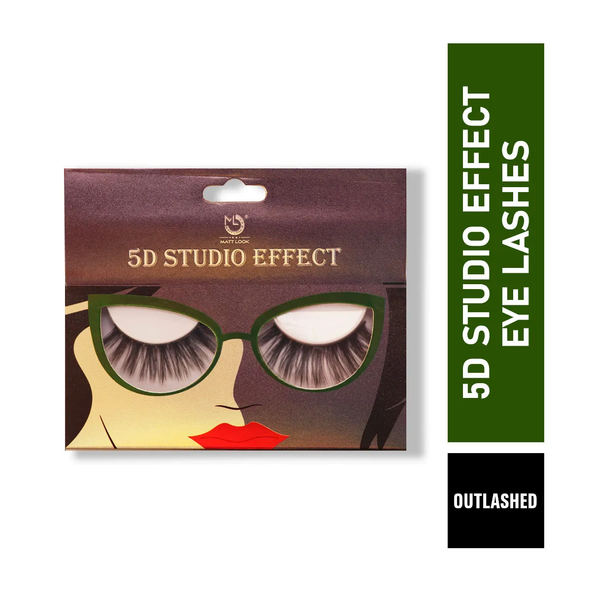 Matt look 5D Studio Effect Eyelashes Collection - Outlashed