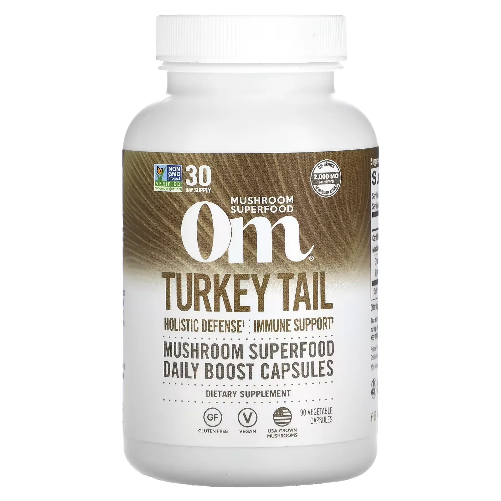 Turkey Tail, 90 Vegetable Capsules