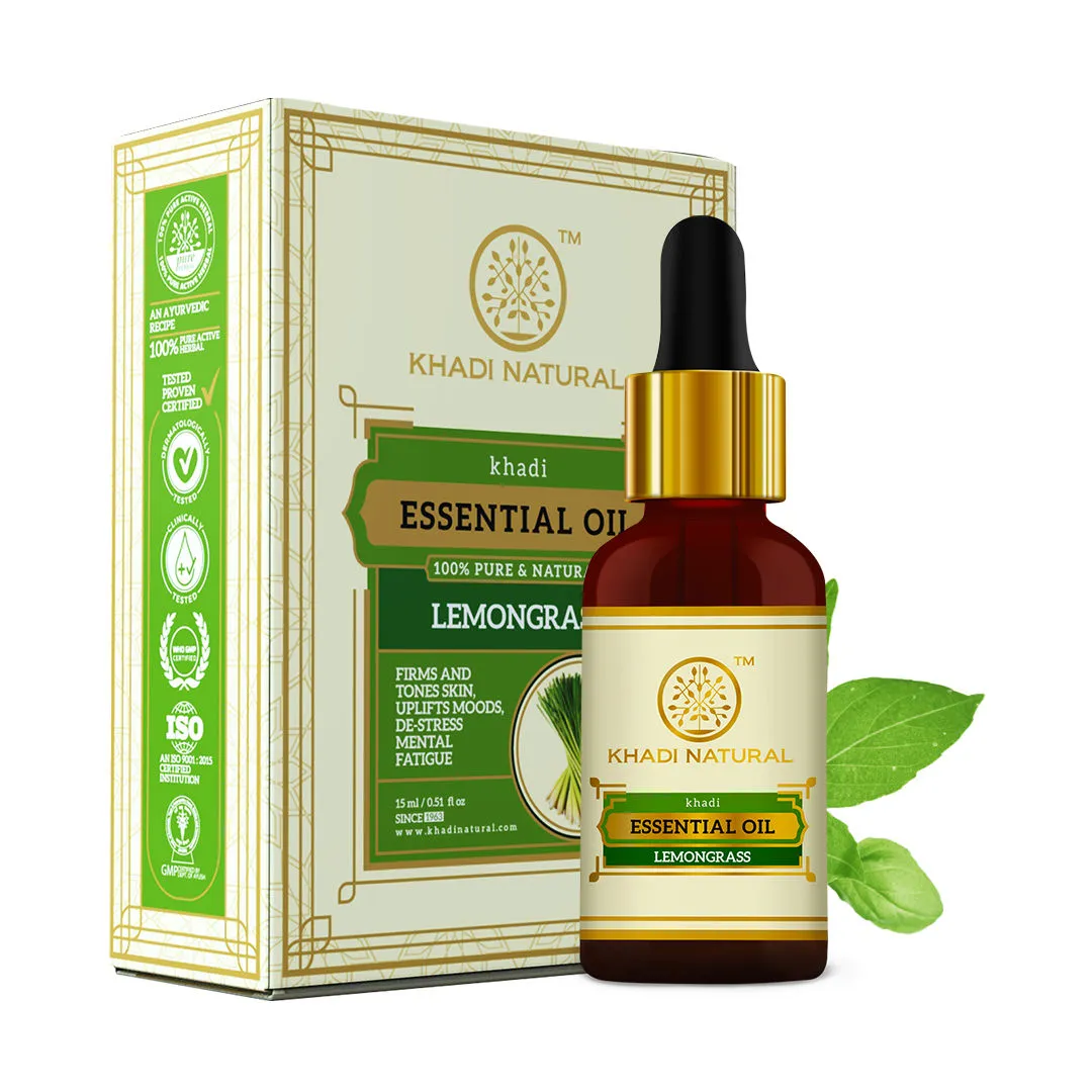 Khadi Natural Lemongrass Essential Oil