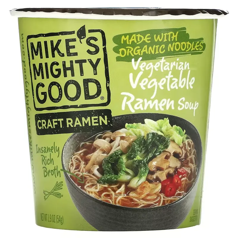 Craft Ramen, Vegetarian Vegetable Ramen Soup, 1.9 oz (54 g)