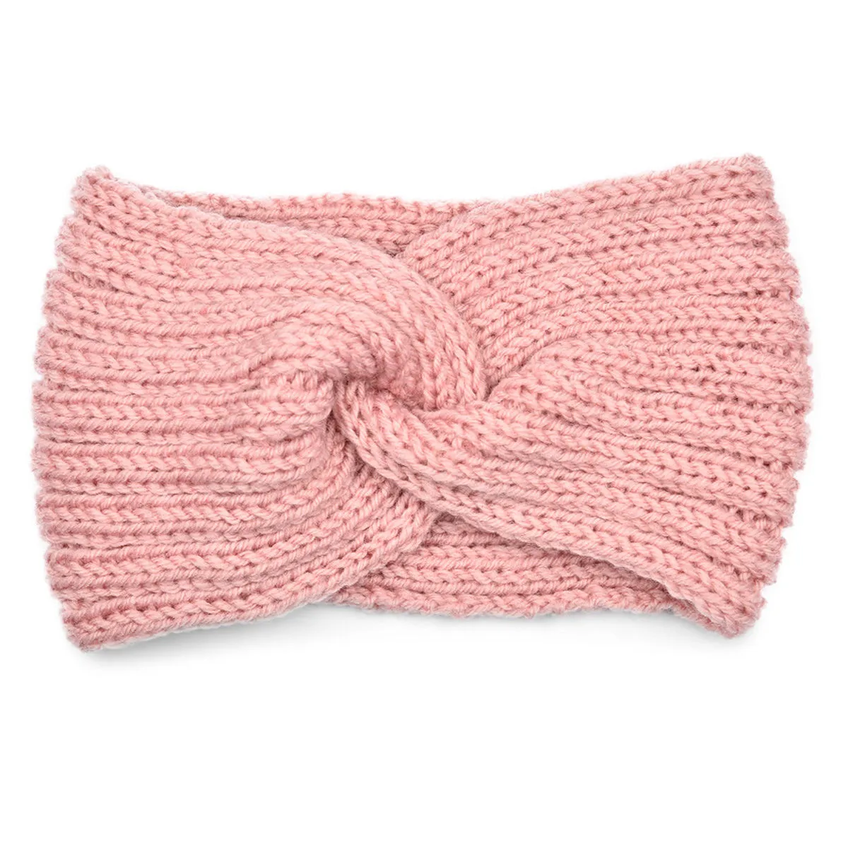 Toniq Baby its Cold Outside Pink Twisted Head Wrap For Women(OAWXXH73 B)