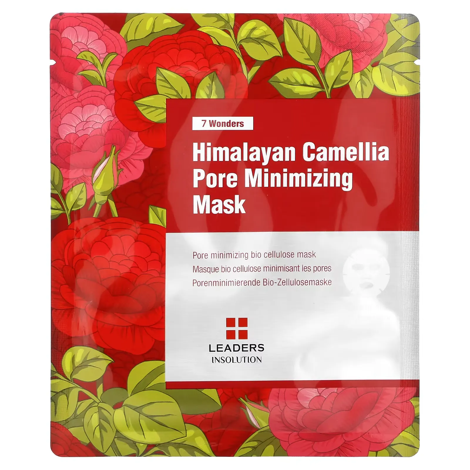 7 Wonders, Himalayan Camellia Pore Minimizing Beauty Mask, 1 Sheet, 1.01 fl oz (30 ml)