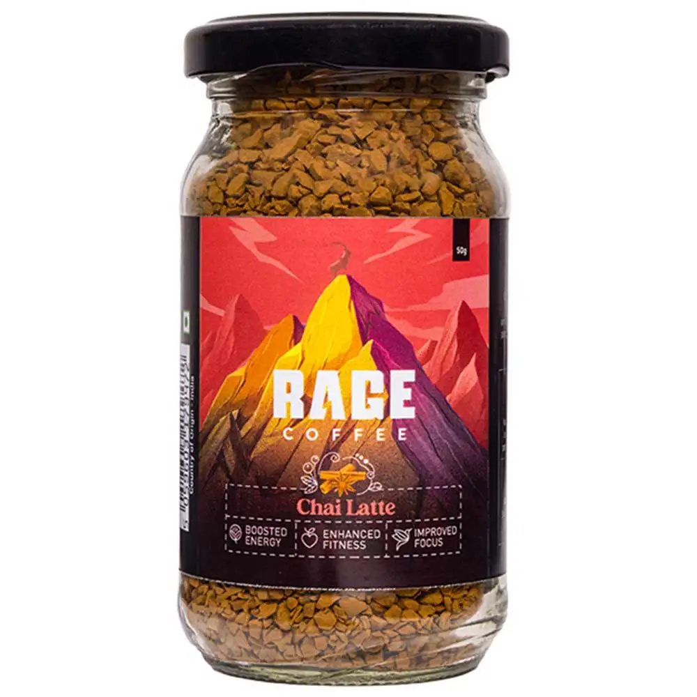 Rage Coffee Premium Arabica Instant Coffee,  50 g  Chai Latte