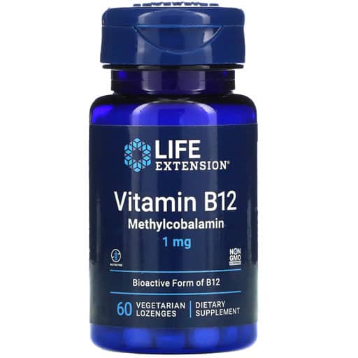 Life Extension Vitamin B12 - 1MG - 60 Veg Lozenges