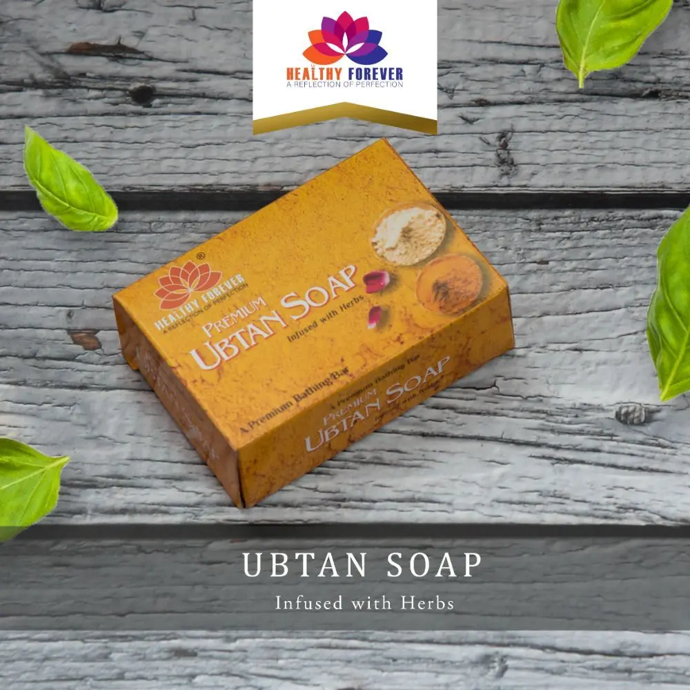 Healthy Forever Ubtan Soap With Rose Petals,Saffron Amba Haldi,Sulphate for Women,Men(Pack of 1) 120 g