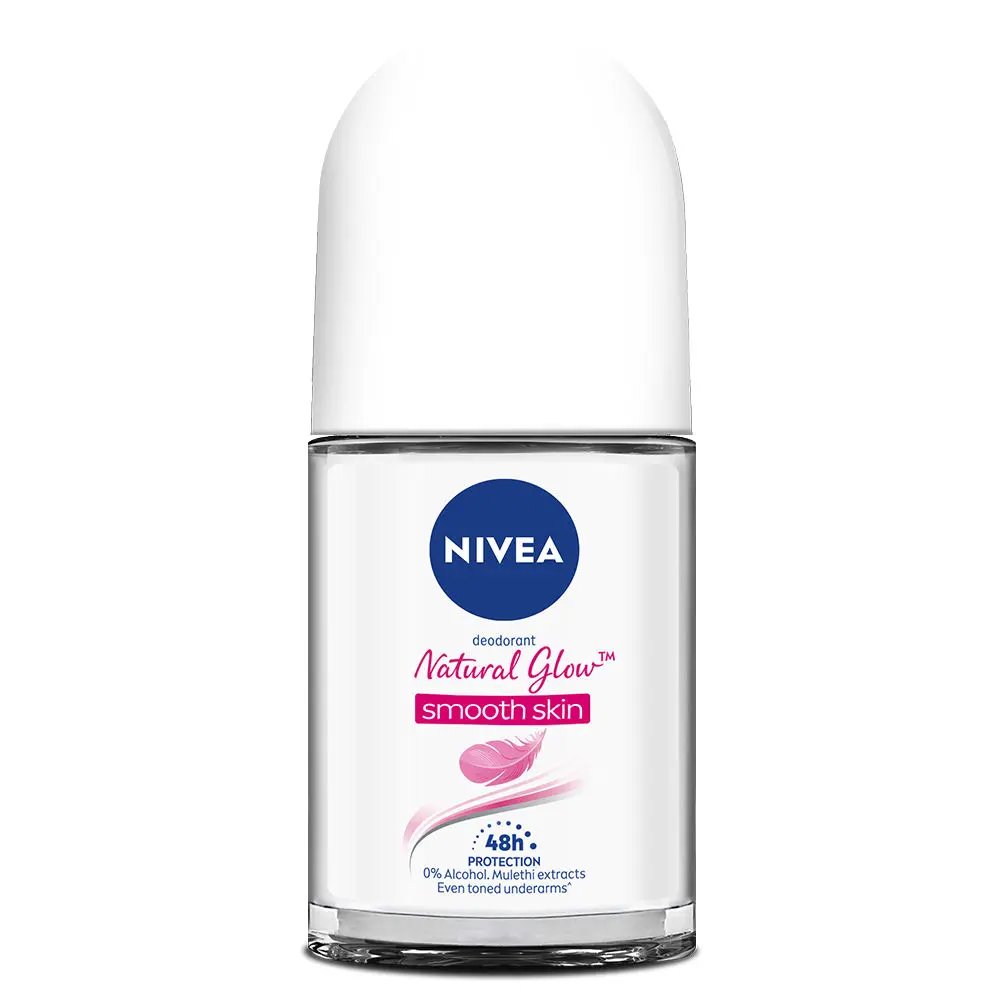 NIVEA Women Deodorant Roll on, Whitening Smooth Skin, 25 ml