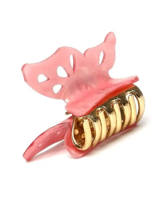 Toniq Pink Butterfly-Shaped Hair Grasp