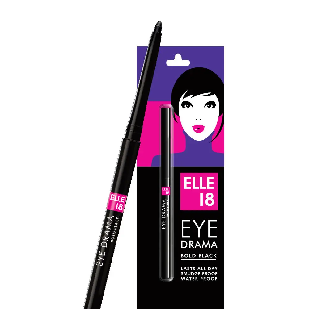 Elle18 Eyedrama Kajal Bold Black Bold Black 0.35 ml