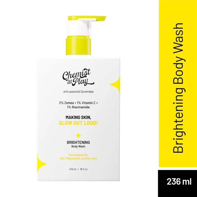 Chemist At Play Brightening Body Wash With 1% Vitamin C For Dull & Pigmented Skin