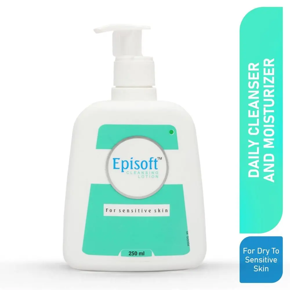 Episoft Cleansing Lotion for Sensitive skin  I Cleanser,250ML