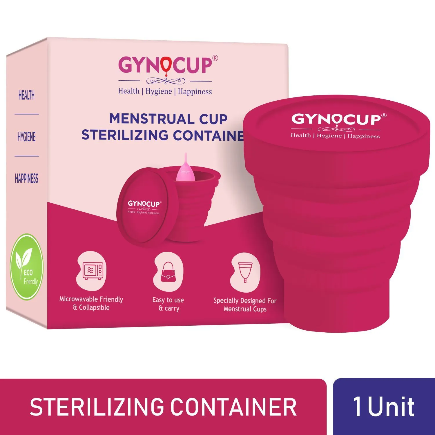 GynoCup Menstrual Cup Sterilizing Container