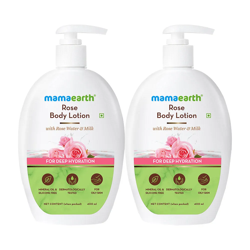 Mamaearth Rose Body Lotion - Pack Of 2