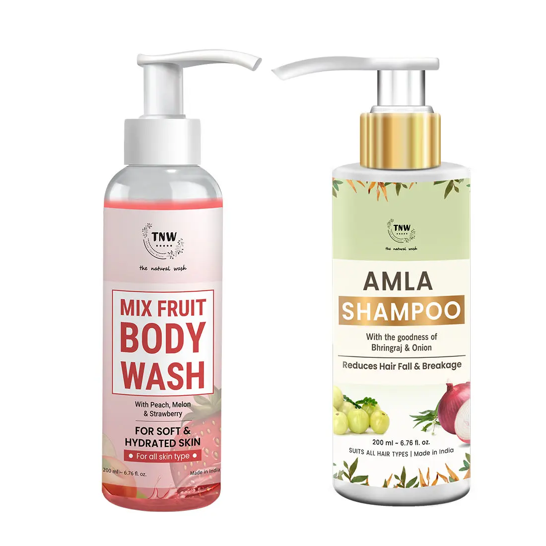 Combo of 2- Mix Fruit Body Wash 200ml + Amla Shampoo 200ml