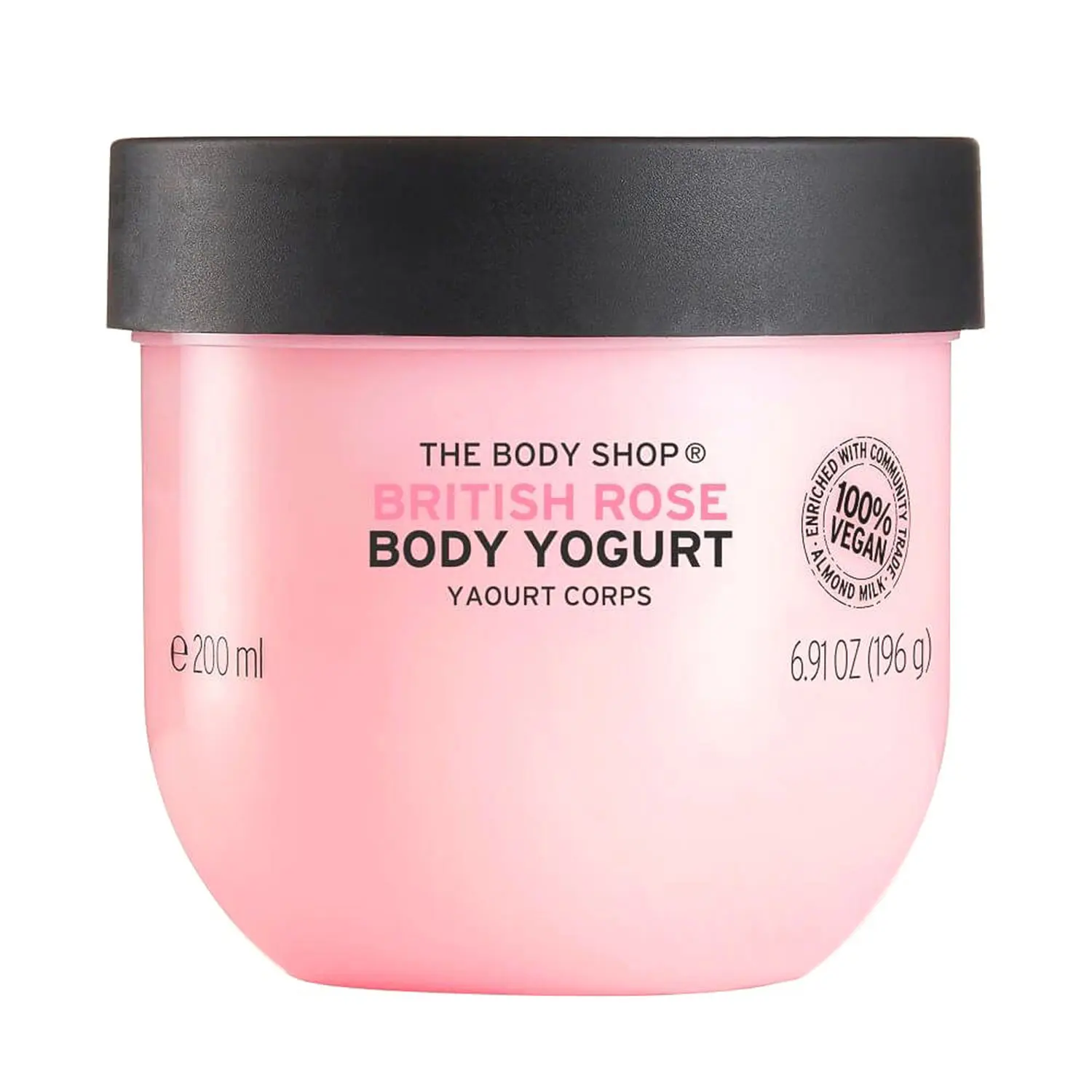 The Body Shop Vegan British Rose Body Yogurt, 200Ml