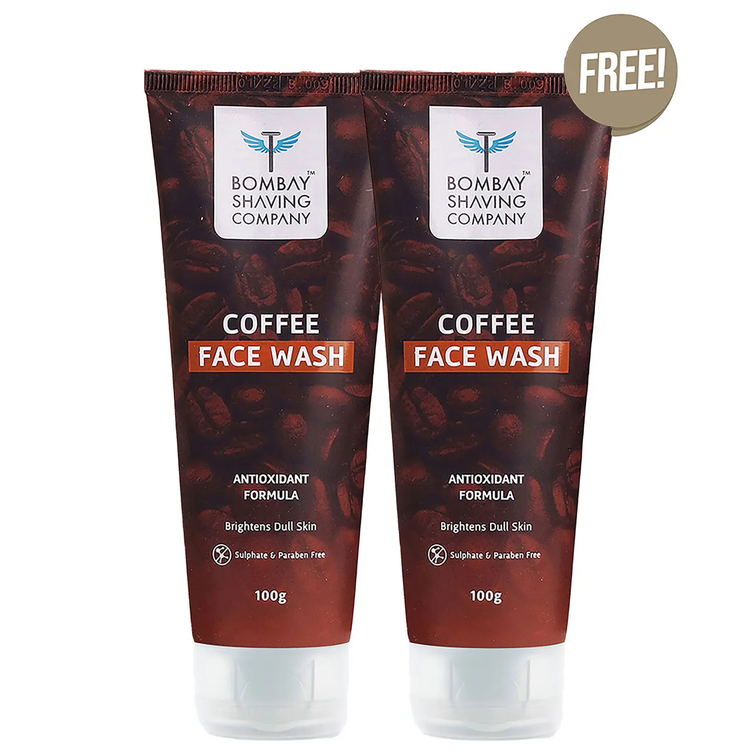 Bombay Shaving Company Coffee Face Wash 100gm - Buy One Get One