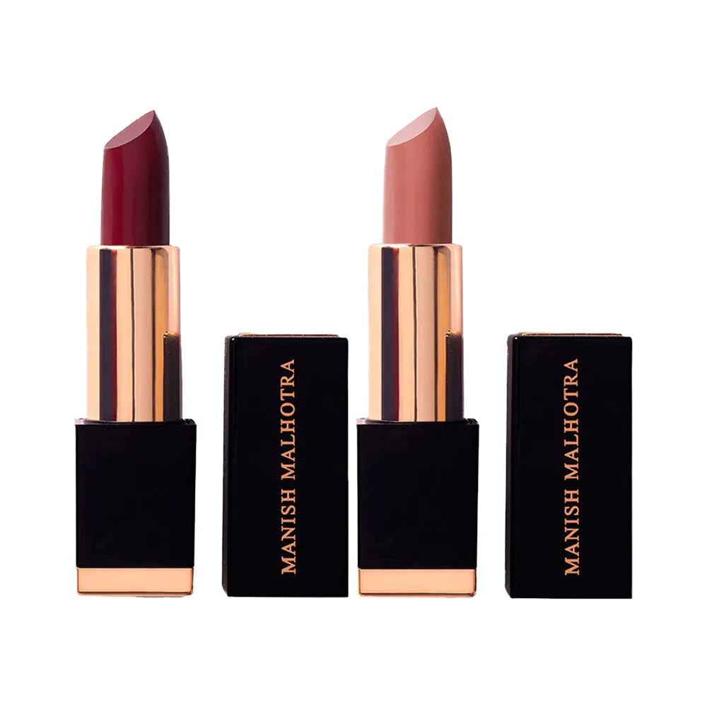 MyGlamm Manish Malhotra Hi-Shine Lipstick Combo