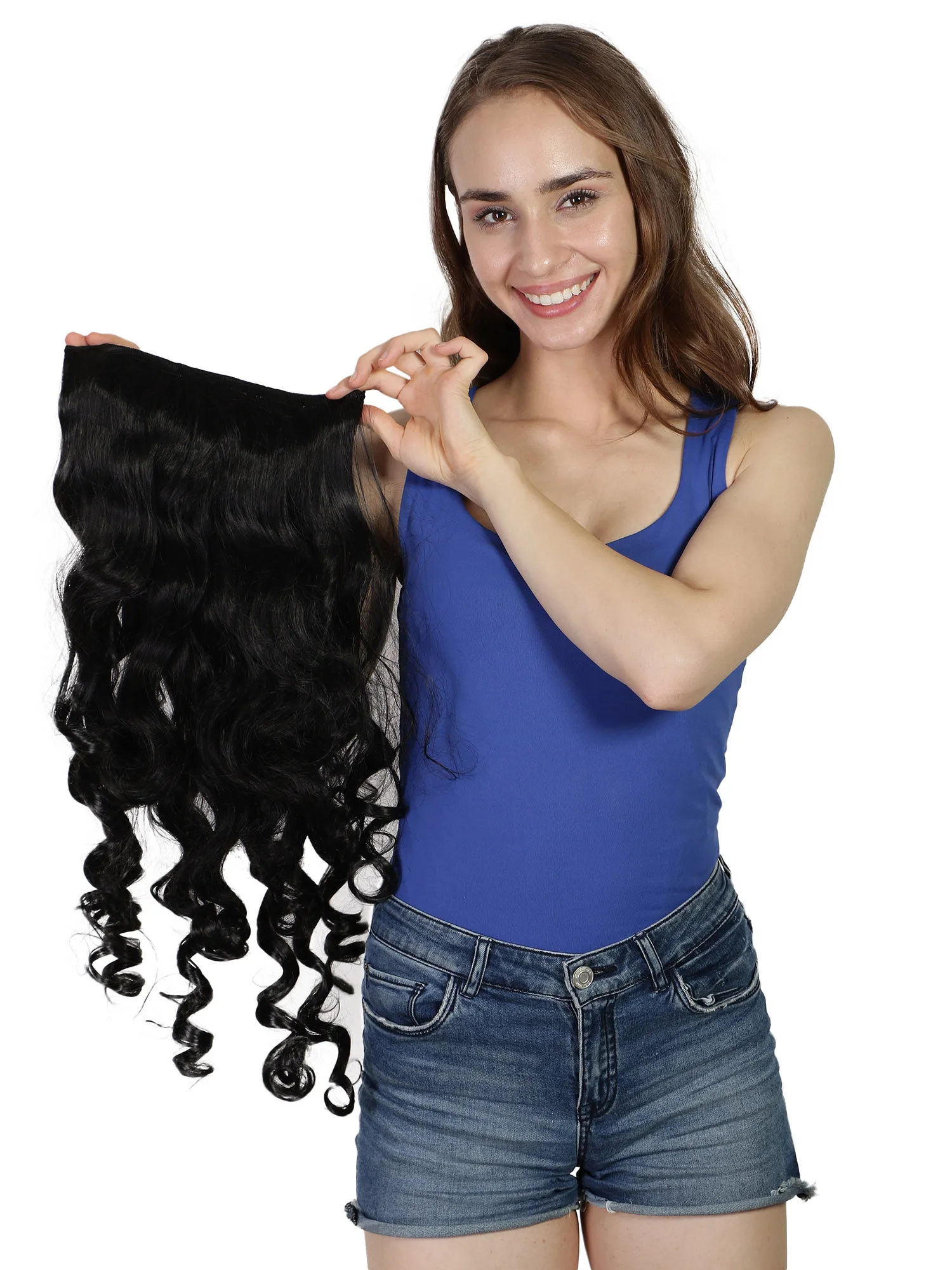 Thrift Bazaar's Black Wavy Hair Extenions