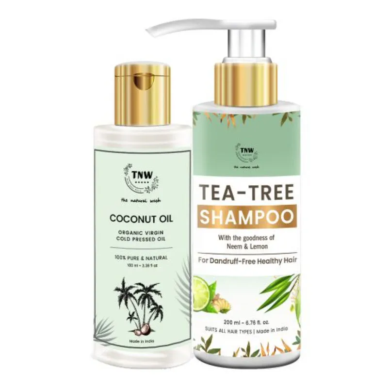 TNW The Natural Wash Coconut Oil + Tea Tree Shampoo