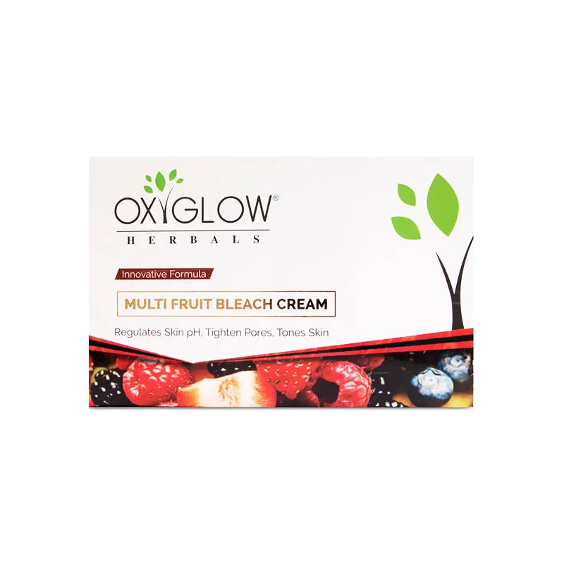 Oxyglow Herbals Multi Fruit Bleach Cream Innovative Formula