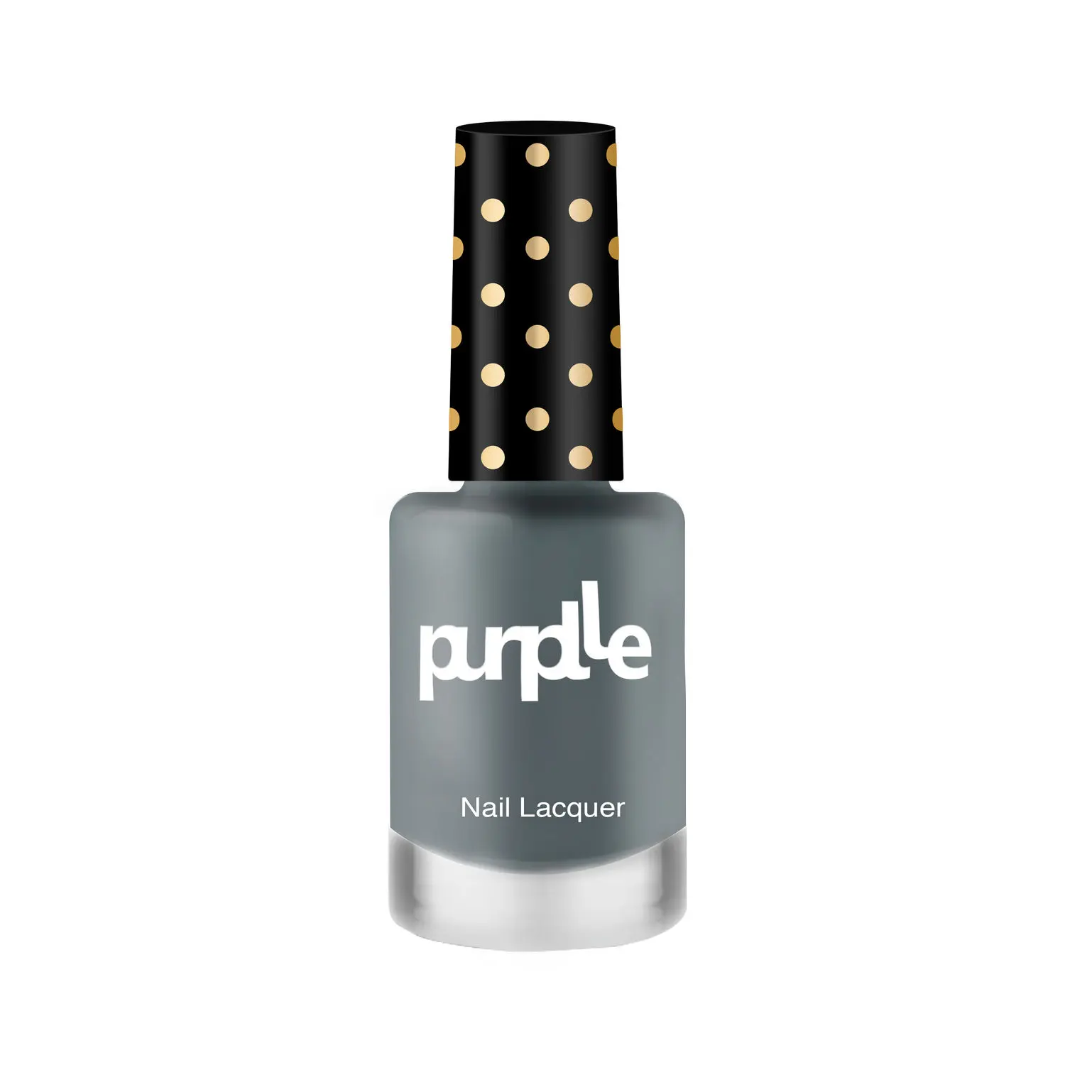 Purplle Nail Lacquer, Black, Matte - High On Gaming 15 | No streaks | Chip resistent | Long Lasting | One-swipe Application | Quick Drying | Highly Pigmented (9 ml)